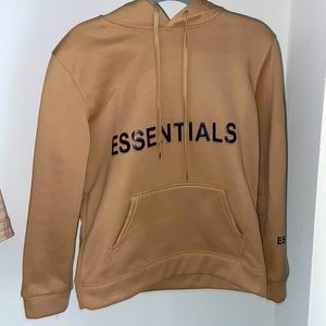 ESSENTIALS beige hoodie
